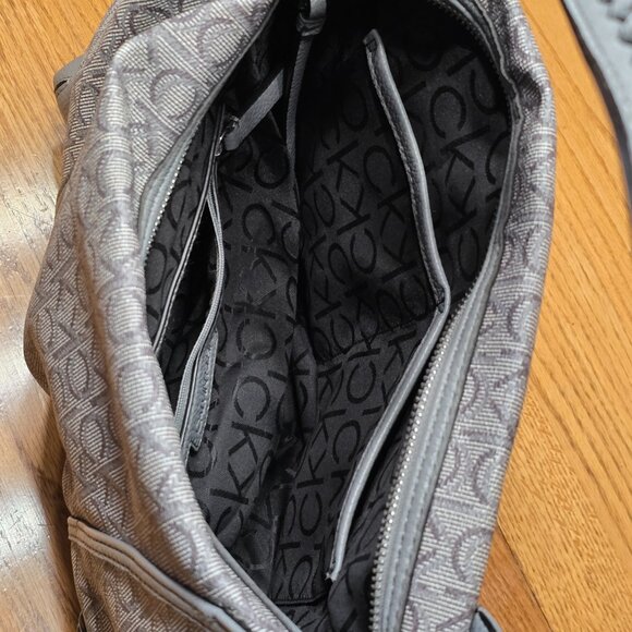Calvin Klein Ivy Novelty Hobo Gray/silver - Picture 11 of 14